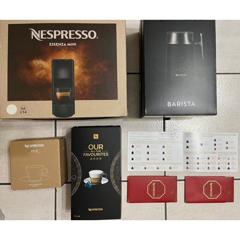 【瑞士頂級咖啡品牌】超值組合！ NESPRESSO咖啡機&amp;奶泡機一次擁有✨（全新未使用）