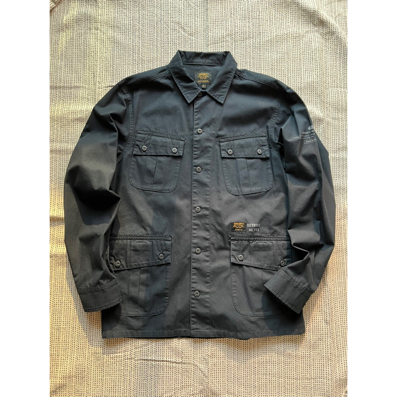 [二手商品] CARHARTT L/S WILLARD SHIRT 軍標四口袋外套式襯衫