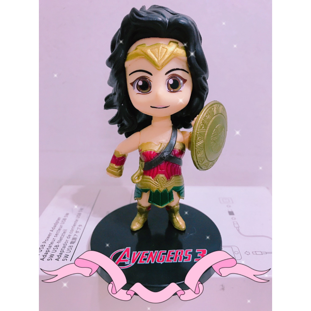 筑筑大百貨madge0521 公仔2  無證 神力女超人 Wonder Woman 復仇者聯盟 生日禮物交換禮物