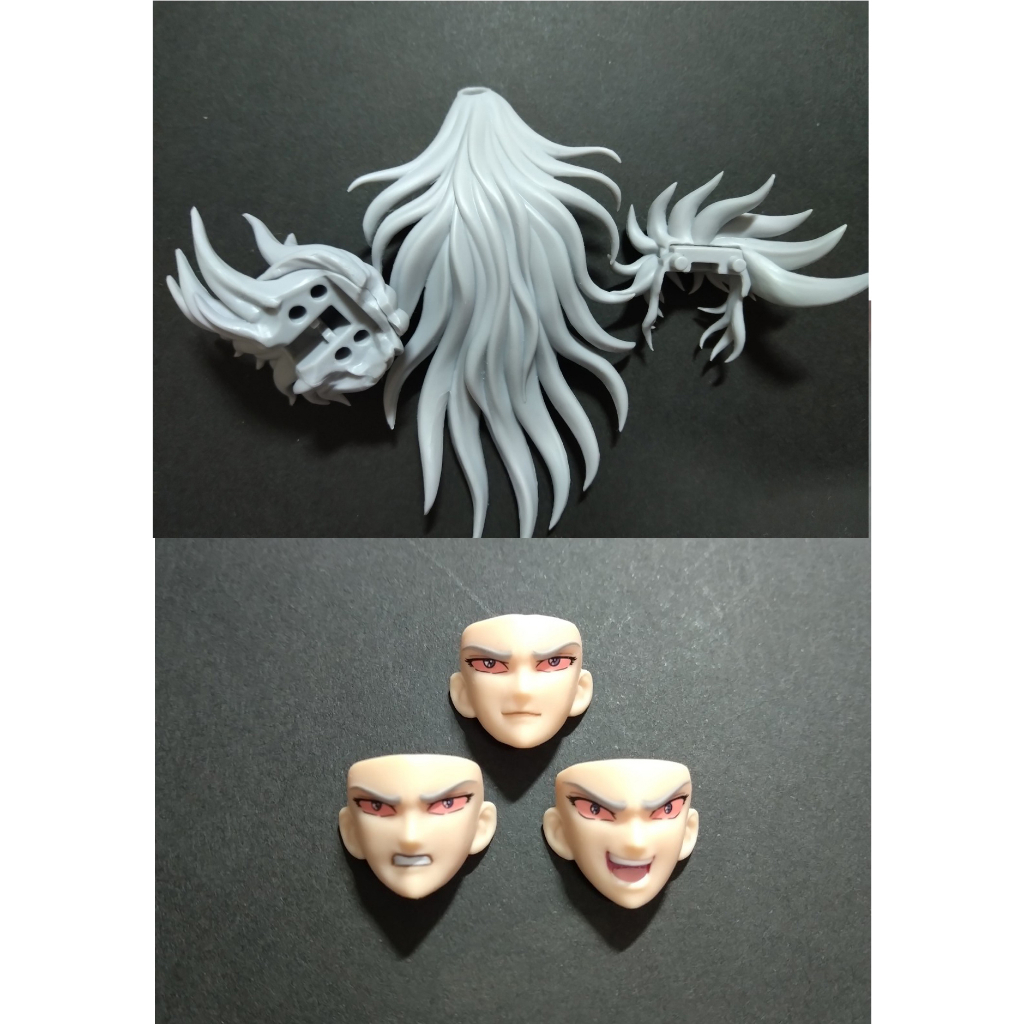 萬代  聖鬥士 聖衣神話EX 雙子座 撒卡 GOLD24   拆售（惡）頭部3個 + 髮型