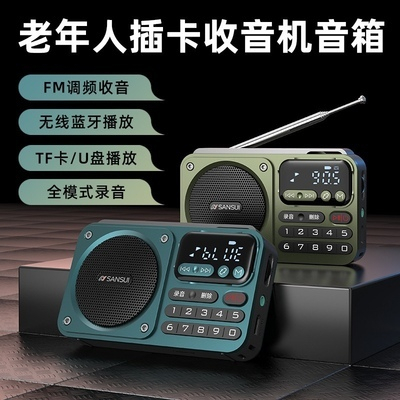 山水 收音機 F22 插卡 藍芽 錄音 多媒體播放器 高質感 高音質