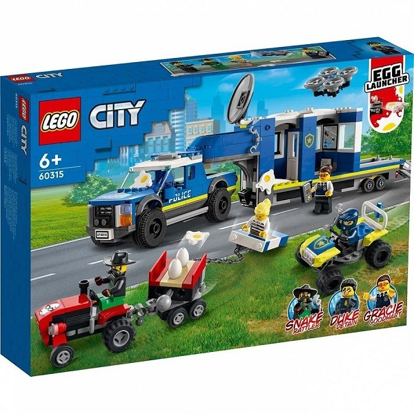 【MIKO米可手機館】樂高 LEGO 城市系列 60315 警察行動指揮車 積木 正版 公司貨 全新