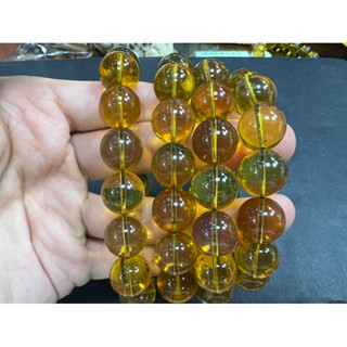 SaYos 《琥珀蜜蠟 》天然 緬甸 藍珀 手珠 手串 13mm