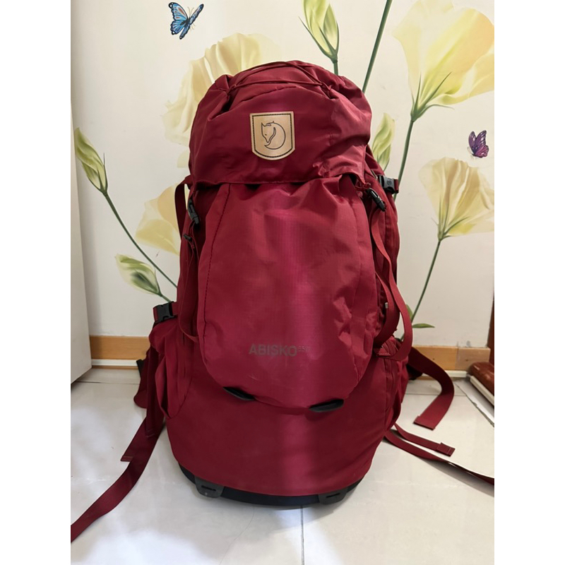 [二手]Fjallraven Abisko 55L 小狐狸輕量登山背包-紅