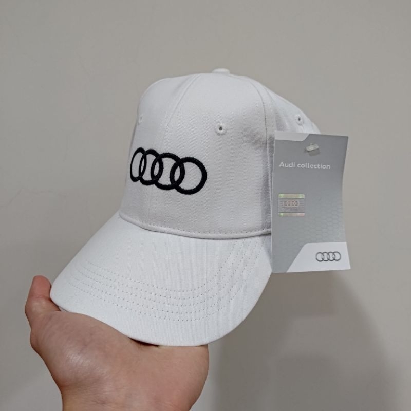 Audi 奧迪 白色 老帽 全新 吊牌在