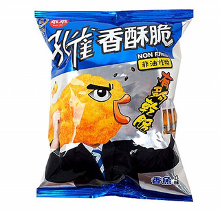 孔雀香酥脆 香魚口味(18g) 乖乖／小包 【小三美日】DS013290