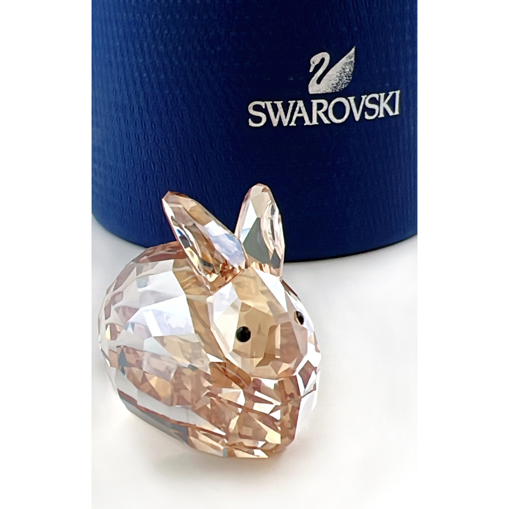 SWAROVSKI 施華洛世奇2011年 限量生肖水晶金兔🐰｜奧地利🇦🇹製含盒子保證書 母親節禮物