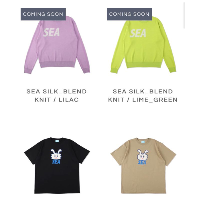 抽選当選❗️ウィンダンシー ニット SEA SILK_BLEND KNIT SEA | www