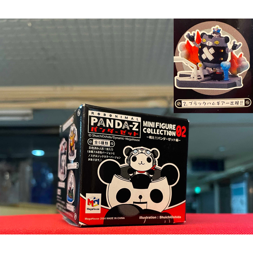 H 櫃 ： NO.2 熊貓鐵金剛 PANDA-Z MINI FIGURE 場景 精選 第2彈 盒玩　天貴