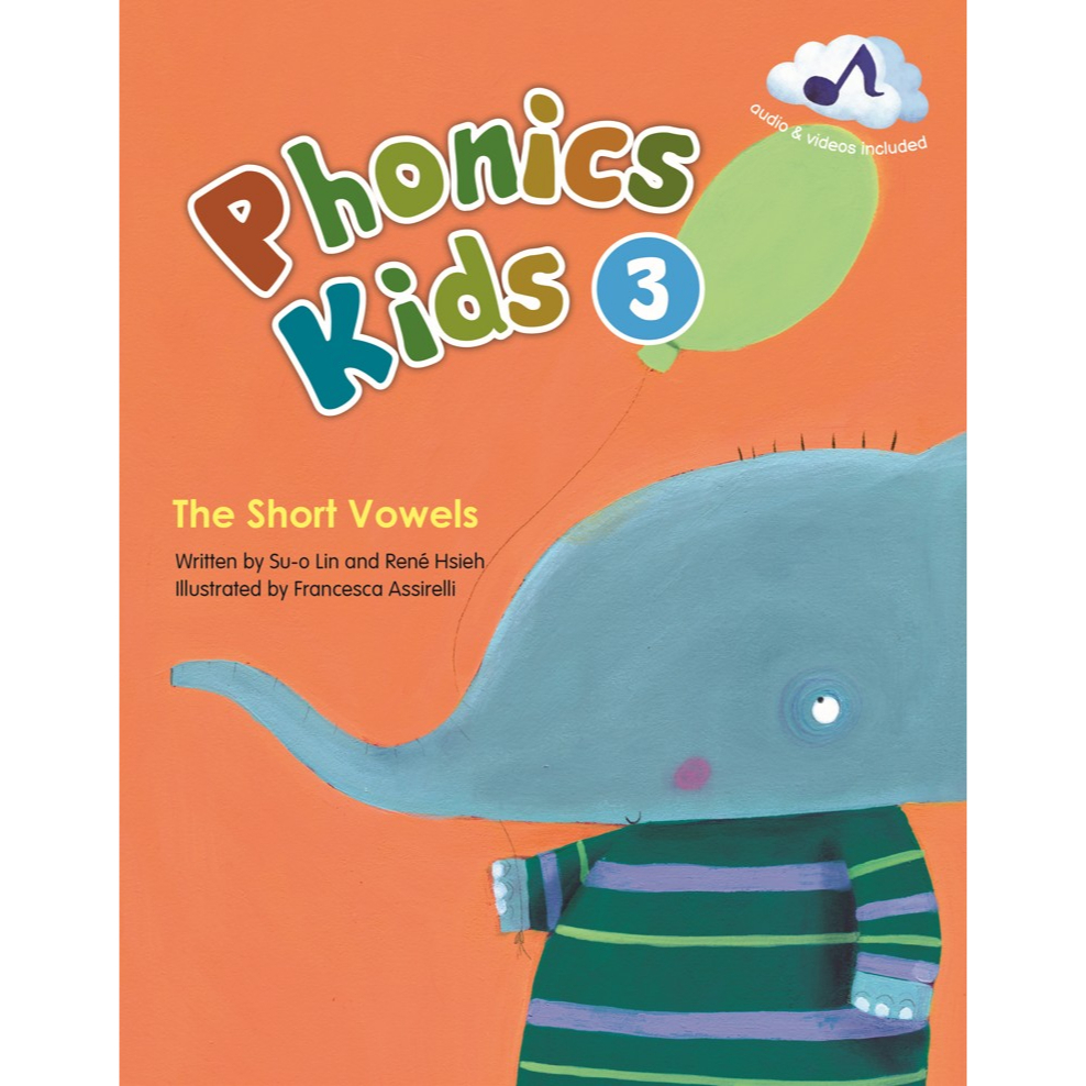 敦煌-建宏New Phonics Kids 3:The Short Vowels(with Caves WebSource) 9789869892667&lt;建宏書局&gt;