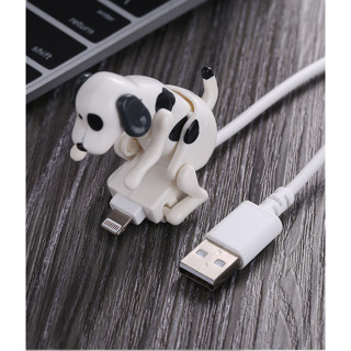 臺灣現貨 流氓狗充電線 運動小狗充電線 蘋果充電線 安卓充電線 會動的小狗充輸線 傳輸線 種狗充電線
