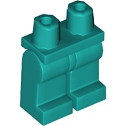 【樂高大補帖】LEGO 樂高 深藍綠色 素色 人偶腳 腳部 腿部【970c00/80015/80111/80044】
