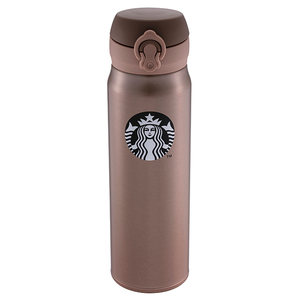 星巴克 Starbucks 光澤金隨身瓶 保溫瓶 (500ml)