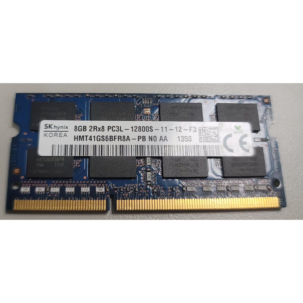 海力士（Hynix）DDR3L 8GB 1600MHz 筆電 記憶體 筆記型