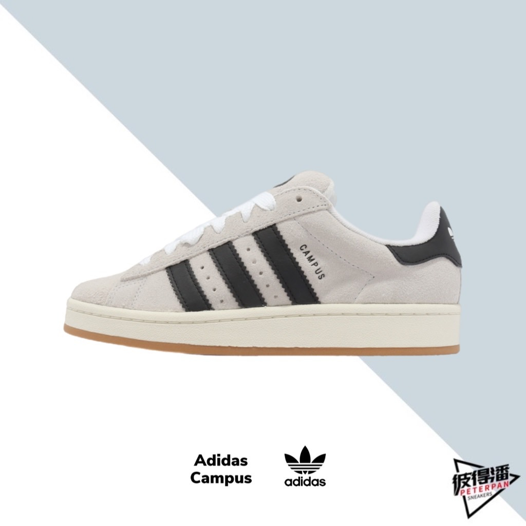 ADIDAS ORIGINAL CAMPUS 00S 卡其灰黑 奶油底 復古 GY0042【彼得潘】