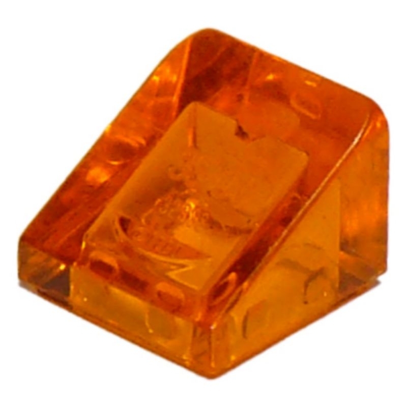 樂高 LEGO 1x1x2/3 三角 斜面 角 斜邊 透明 透明橘色（54200）