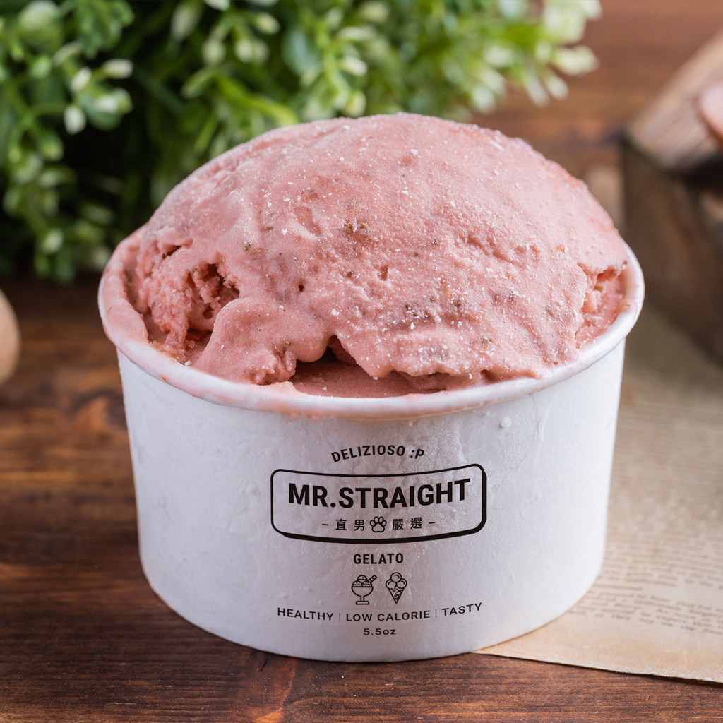 草莓｜手工義式低熱量優格水果冰淇淋