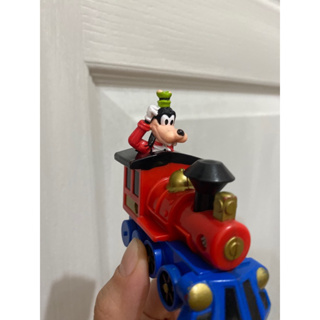 迪士尼Disney 米奇家族好朋友 高飛狗-造型火車頭玩具公仔擺件