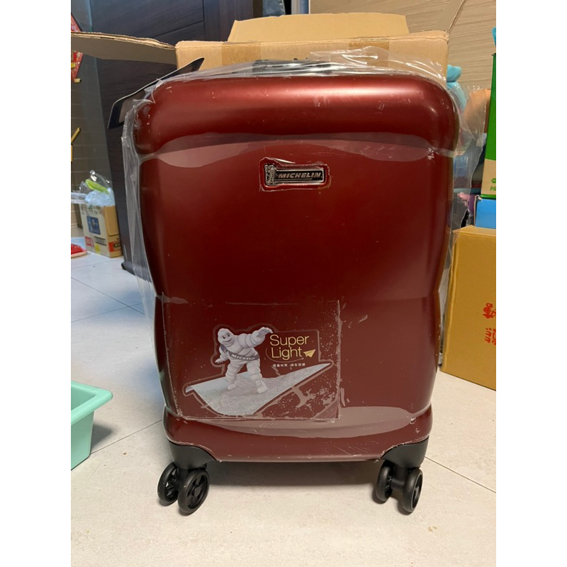全新20吋米其林紅色行李箱