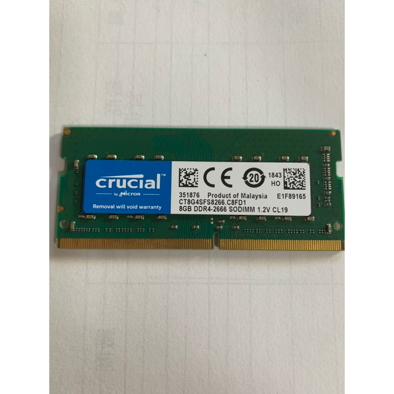 美光 Crucial DDR4 2666 8GB