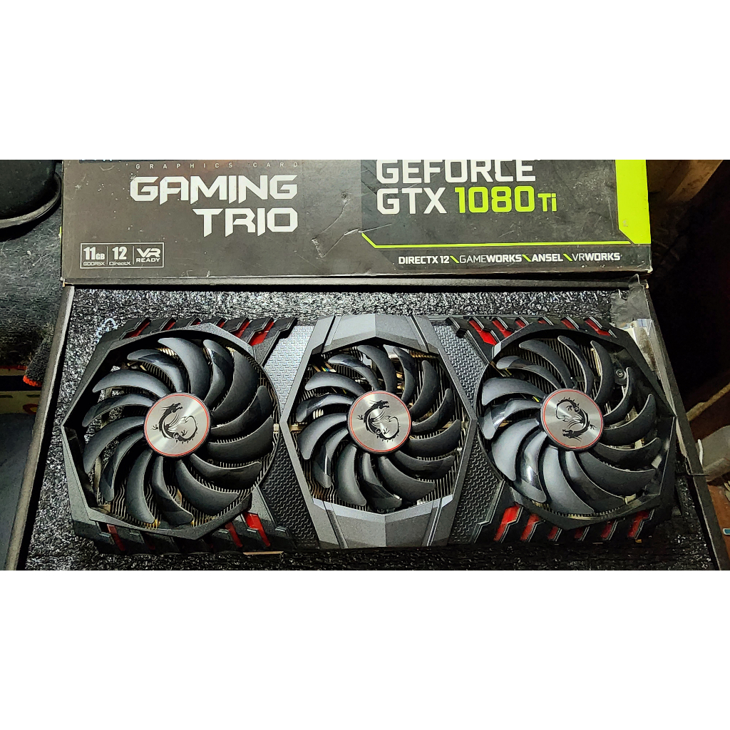 MSI 1080 Ti GAMING X TRIO（２手過保）