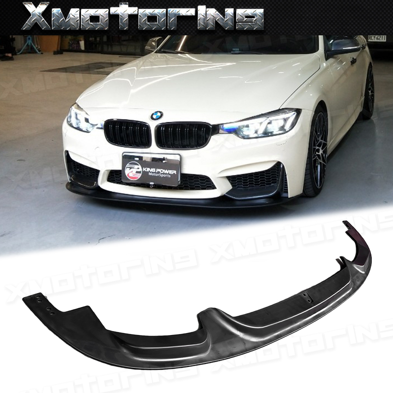 XM碳纖維精品 BMW 12-18 F30 3系 AN M3保桿 前下巴 AN保桿專用 消光黑 素材 可搭配全車M3大包