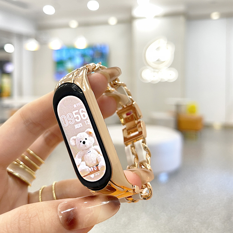 個性時尚 金屬不鏽鋼 小米手環 替換腕帶 適用於 小米手環 8 7 6 5 4 3 NFC 錶帶 小米錶帶 金屬錶帶