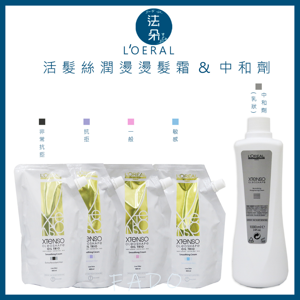 萊雅 LOREAL 活髮絲潤燙燙髮霜&amp;中和劑 (離子燙）