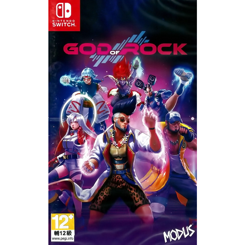 【全新未拆】任天堂 SWITCH NS 搖滾之神 節奏 格鬥 遊戲 GOD OF ROCK 中文版【台中恐龍電玩】