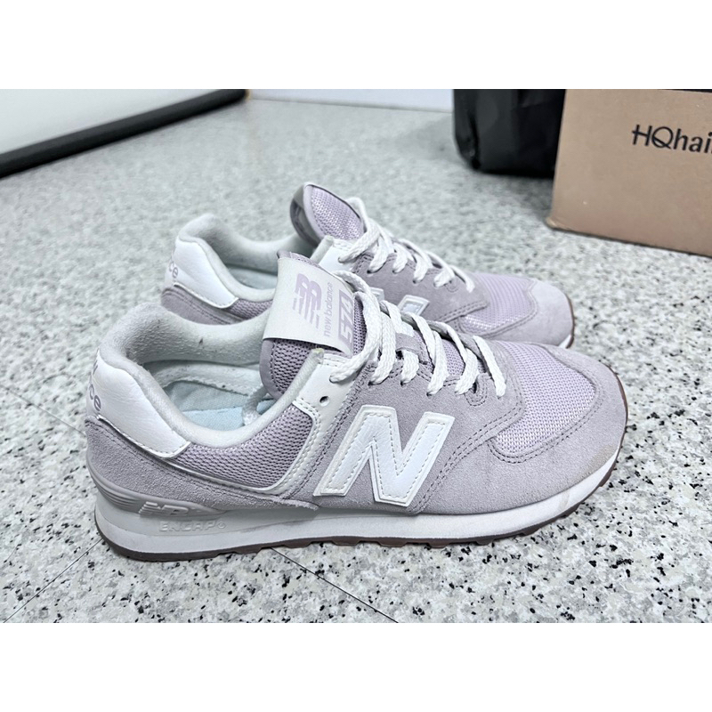 【New Balance】 NB復古運動鞋 女鞋 藕色 紫色 _WL574PA2