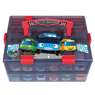 正版授權-代購Tayo噴射小汽車玩具收納盒（不包含小車）