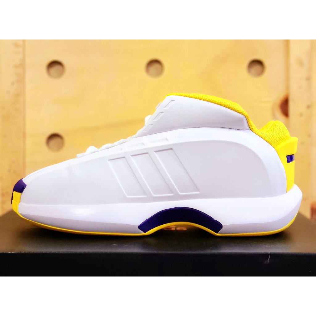 ADIDAS CRAZY 1 Kobe Bryant Lakers 復刻 白黃紫 籃球鞋 GY8947 US8.5