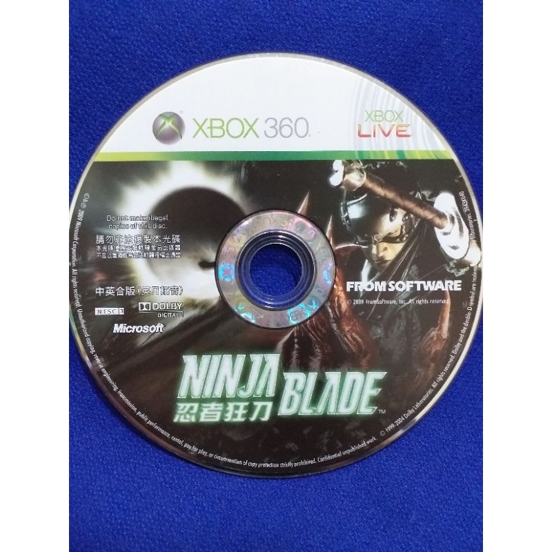 XBOX360 - 忍者狂刀 ninja blade 原廠遊戲光碟