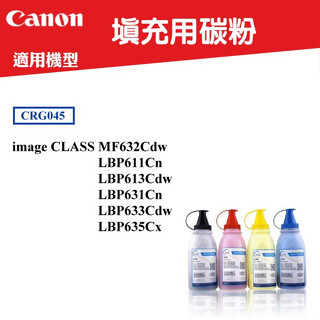 【高球數位】填充用碳粉 佳能 CANON CRG-045 碳匣 imageCLASS MF632Cdw 彩色雷射印表機