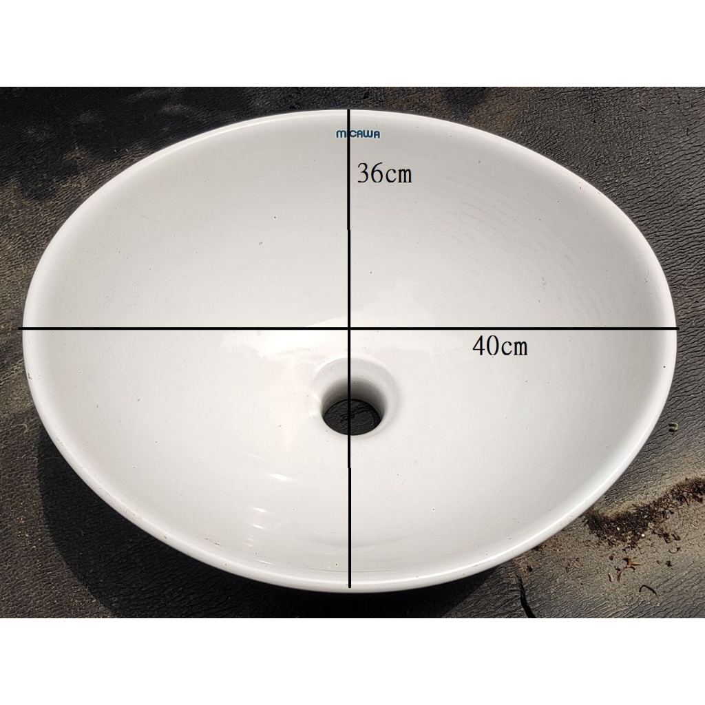 micawa臉盆 美加華臉盆 陶瓷圓形立體盆 碗公盆 檯上盆 圓型盆