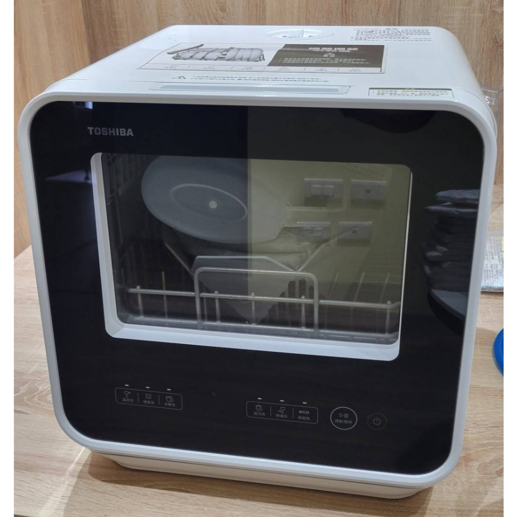 已預定【TOSHIBA 東芝】4人份免安裝全自動洗碗機(DWS-22ATW) 免安裝 二手