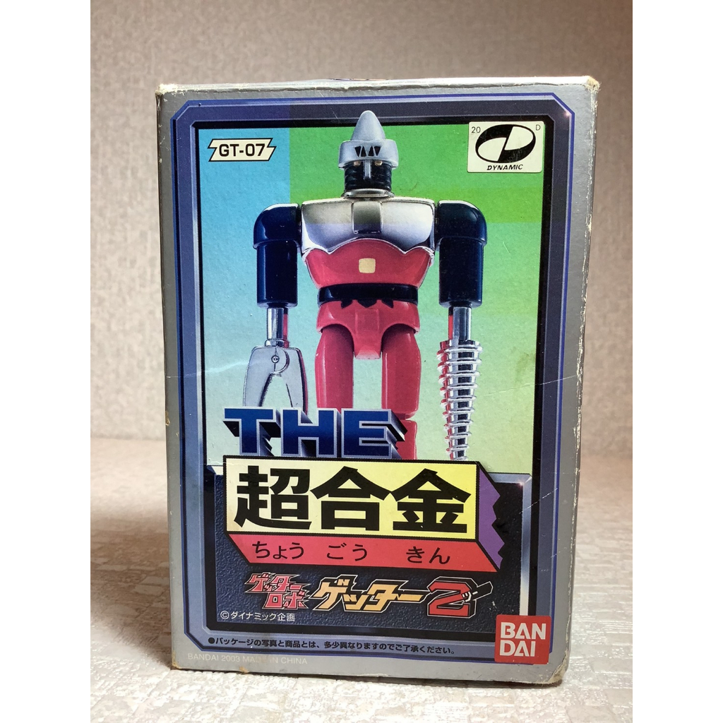 【烏力烏力屋】 日版　BANDAI　THE超合金　蓋特機器人　蓋特2號　GT-07　已拆　內詳　盒況不佳