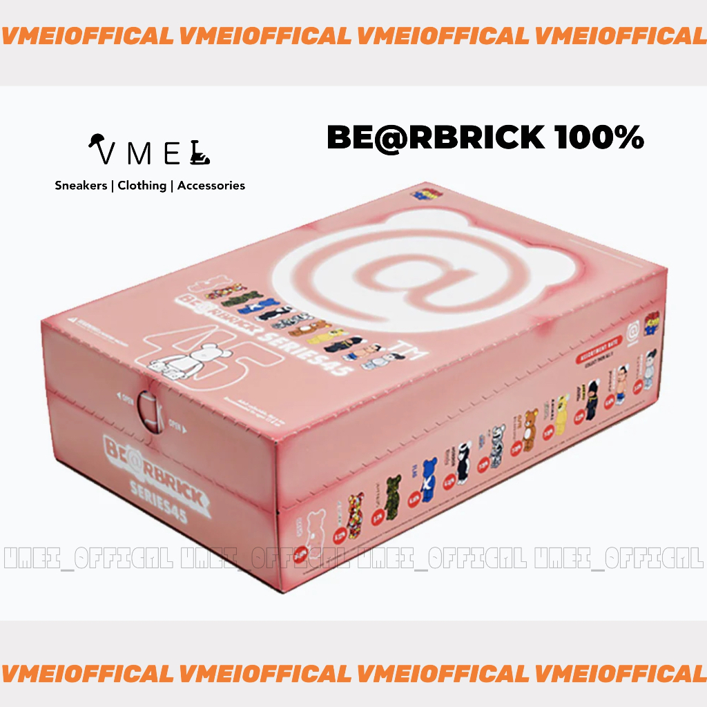 【VMEI】BE@RBRICK 45代一中盒 庫柏力克熊 盒抽 盲抽 拉拉熊 24入
