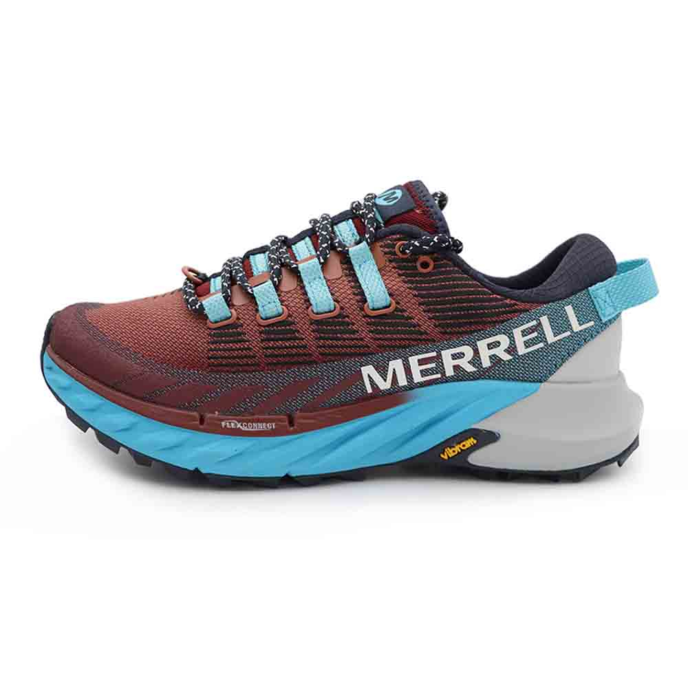 Merrell Antora 3 藍紅 戶外 黃金大底 運動鞋 女款 J1928【新竹皇家ML067546】