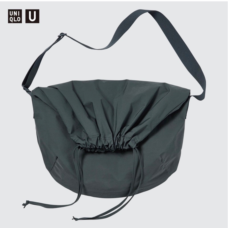 ❤️在台現貨❤️ Uniqlo新款  抽繩包 肩背包 大款 超大容量 防水材質 新色 防水包 外出包 大容量 背包
