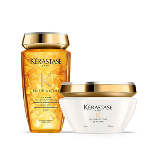 Kerastase 巴黎卡詩 金緻柔馭黃金璀璨組 (髮浴 250ml+髮膜 200ml) SP嚴選家