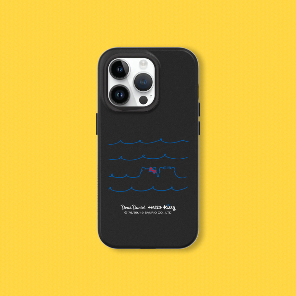 犀牛盾 適用iPhone SolidSuit經典背蓋防摔手機殼/Hello Kitty-海浪