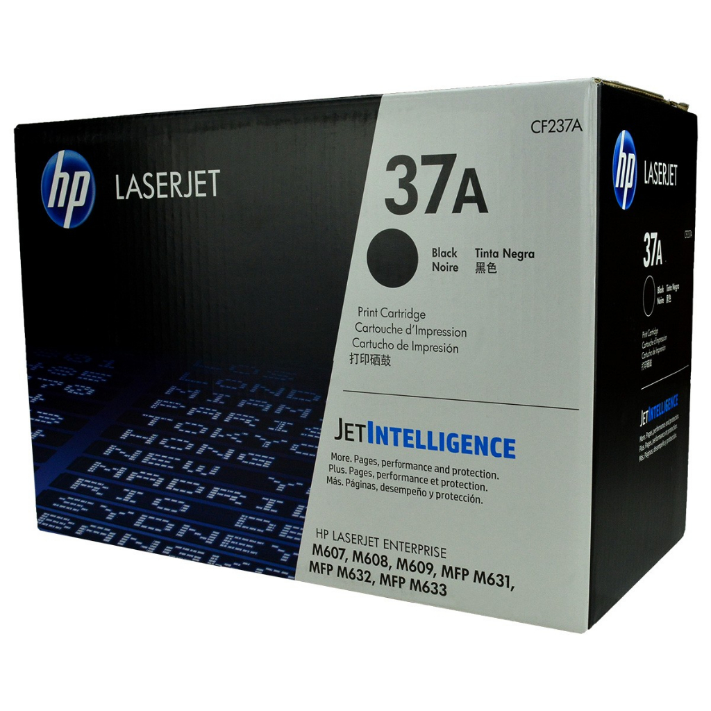 HP 37A 黑色原廠LaserJet 碳粉匣(CF237A)