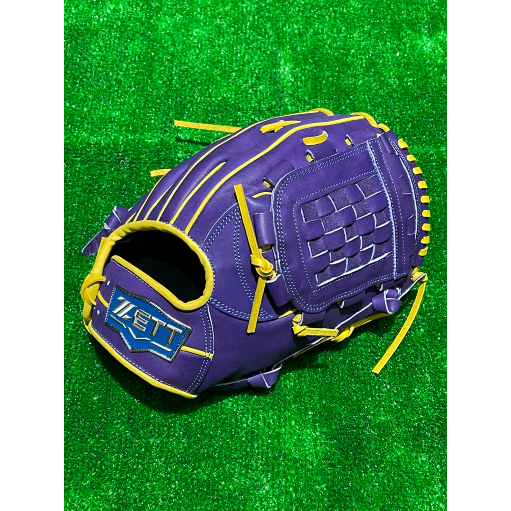 棒球世界全新 ZETT 硬式壘球手套內野棋盤檔投手手套(BPGT-33211)特價紫色