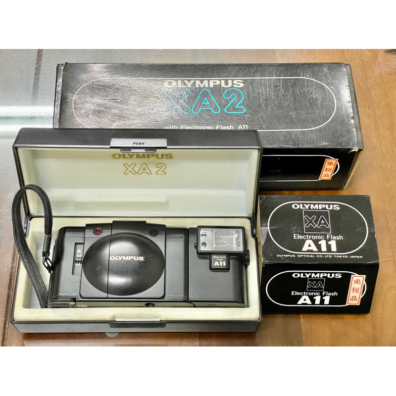 Olympus XA2+A11閃光燈/底片相機/膠卷
