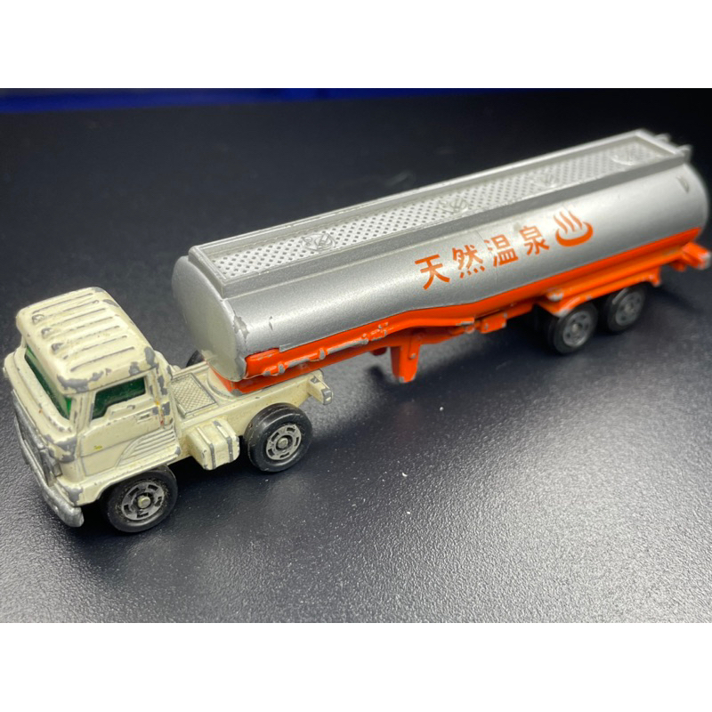 日本製 ）Tomica Hino Semi-Trailer Oil Tank 天然溫泉 長車 油罐車 多美