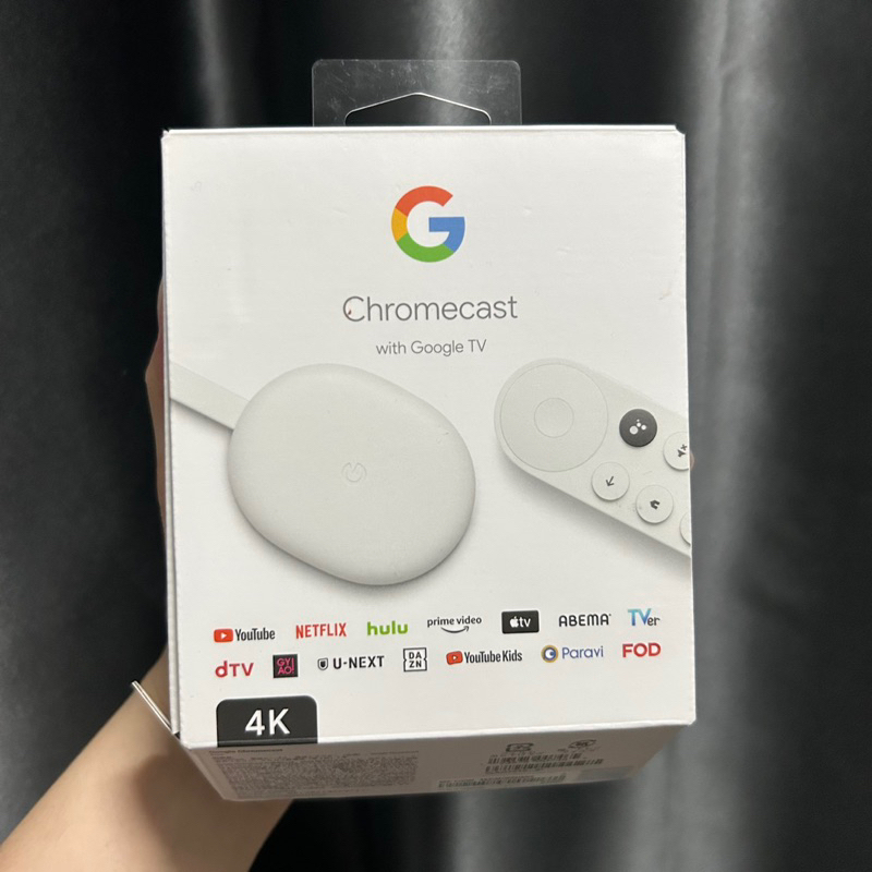 ［二手近全新］Google Chromecast 第四代 第4代 (4K版本) 支援Google TV
