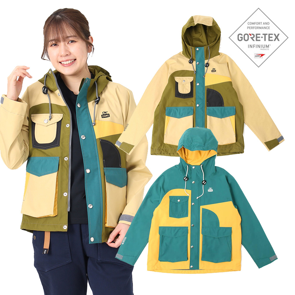 CHUMS Gore-Tex INFINIUM Camping Parka 中 防水外套 2色 CH041375