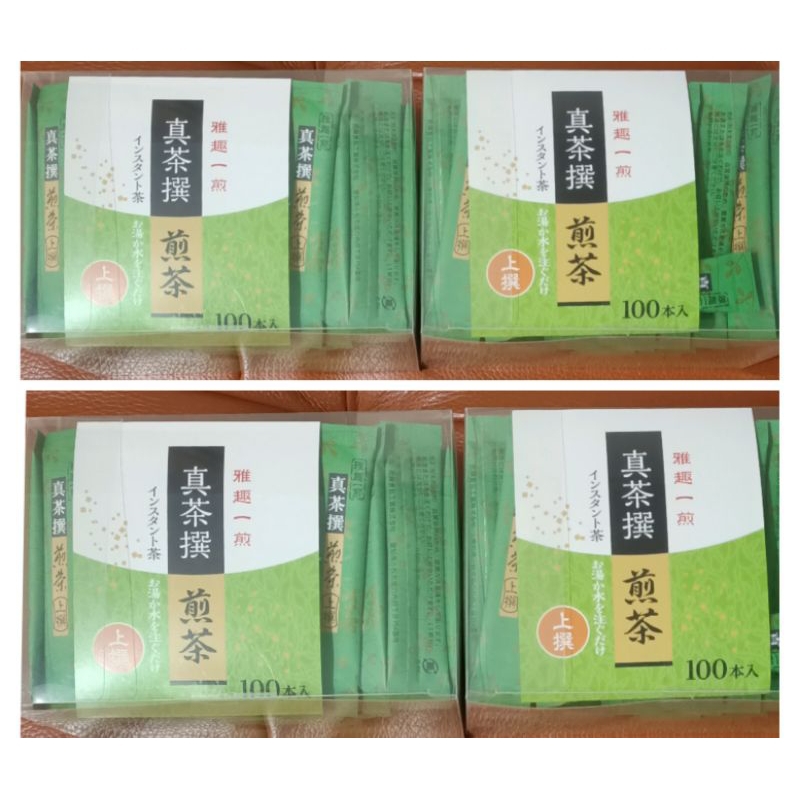 🌸現貨-日本煎茶粉-日本真茶撰上選煎茶粉/烘培綠茶粉（100入）