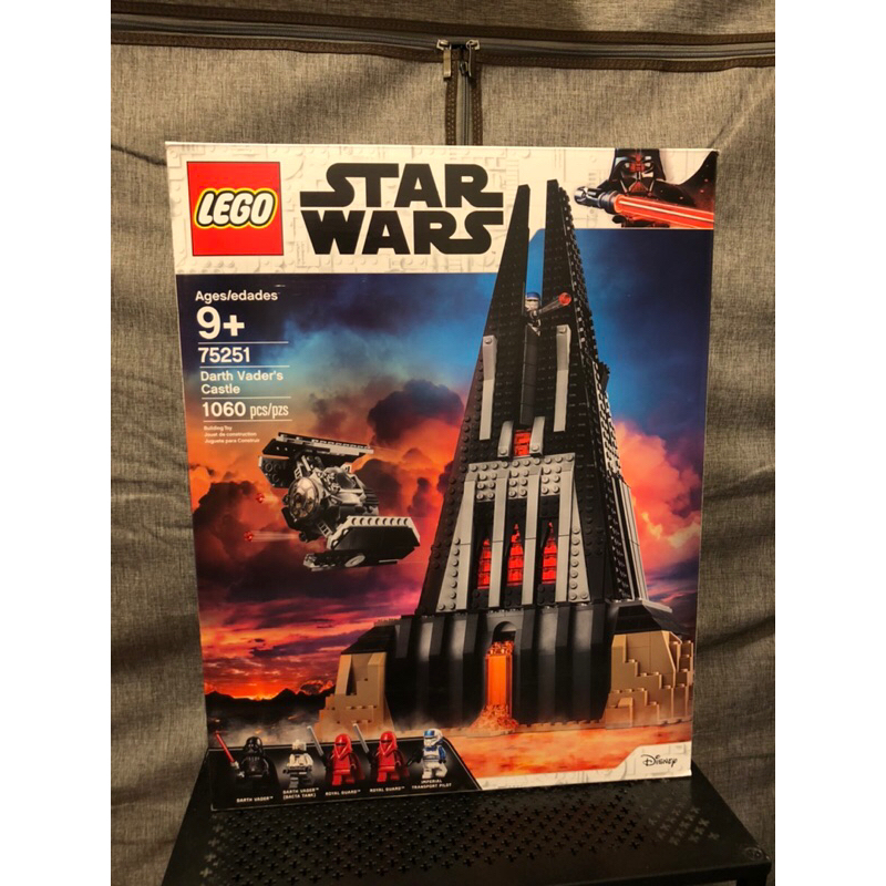 空盒 絕版 LEGO 75251 星際大戰 達斯維達的城堡 Darth Vader's Castle